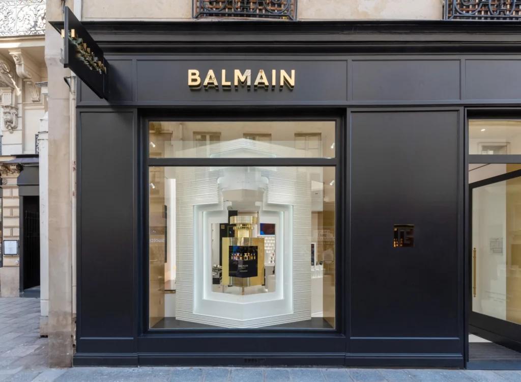 Balmain Paris Devanture Zoom