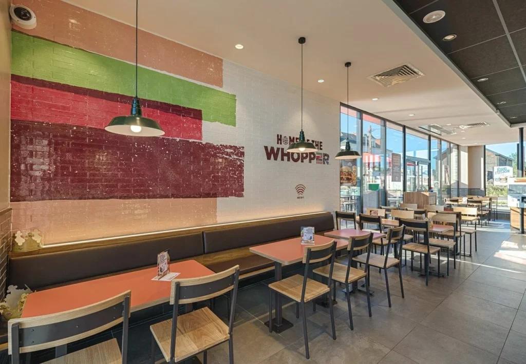 Burger King Carrelage Tables