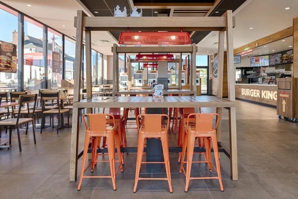 Burger King Tables Hautes