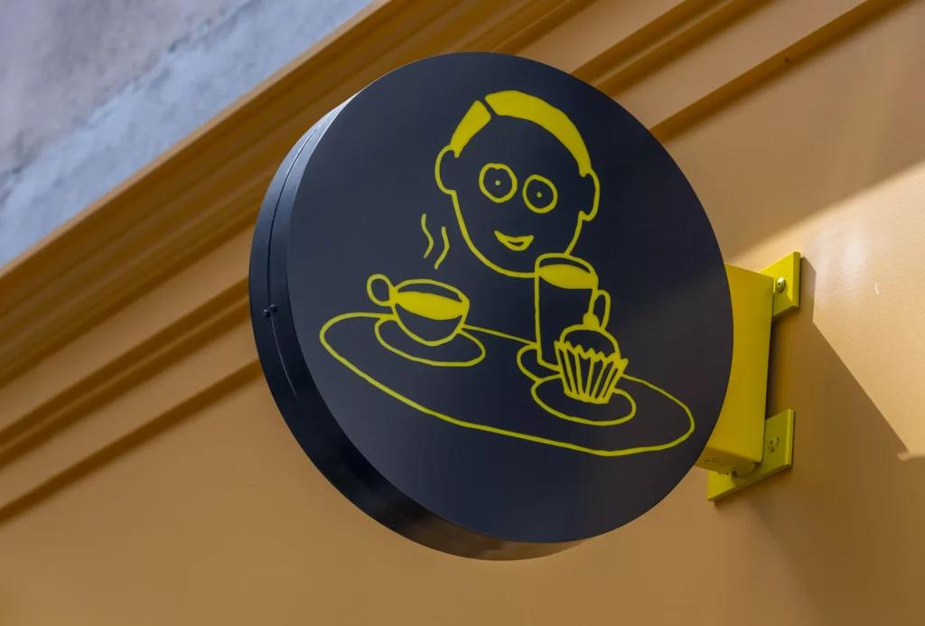 Cafe Joyeux Marseille Enseigne Logo