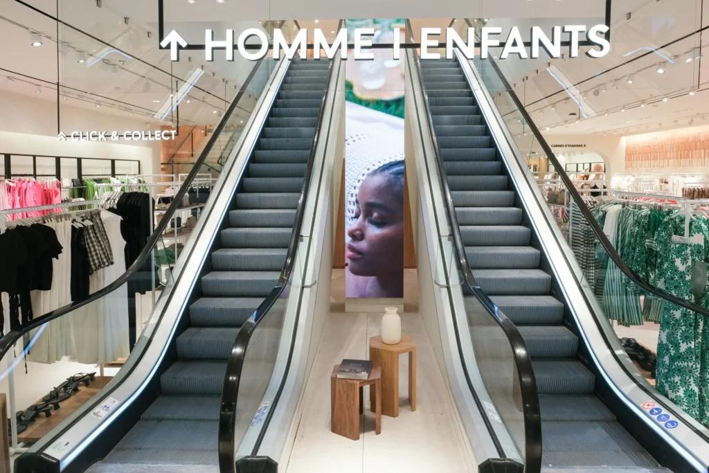 Mango Flagship Escalators