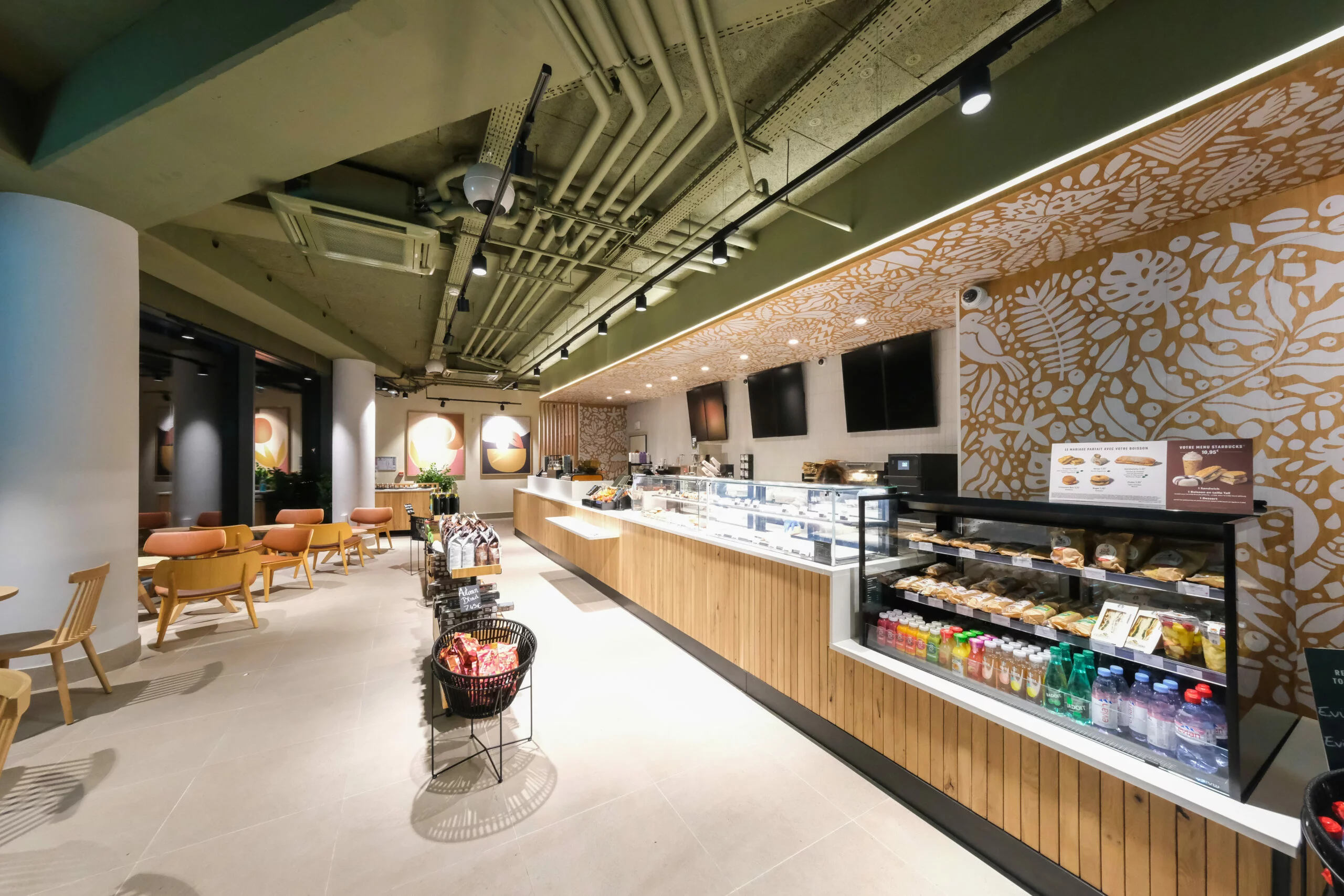 Programme d’ouvertures de restaurants STARBUCKS - L2A Agencement