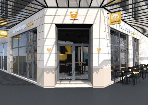 Colombus Cafe 3d