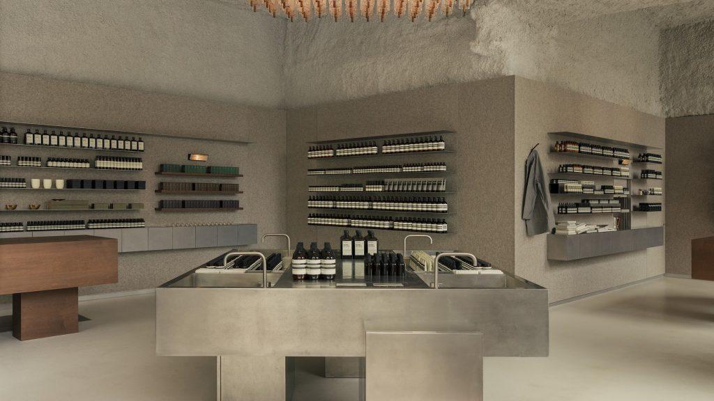 Réalisation Aesop Lyon L2a Agencement 1