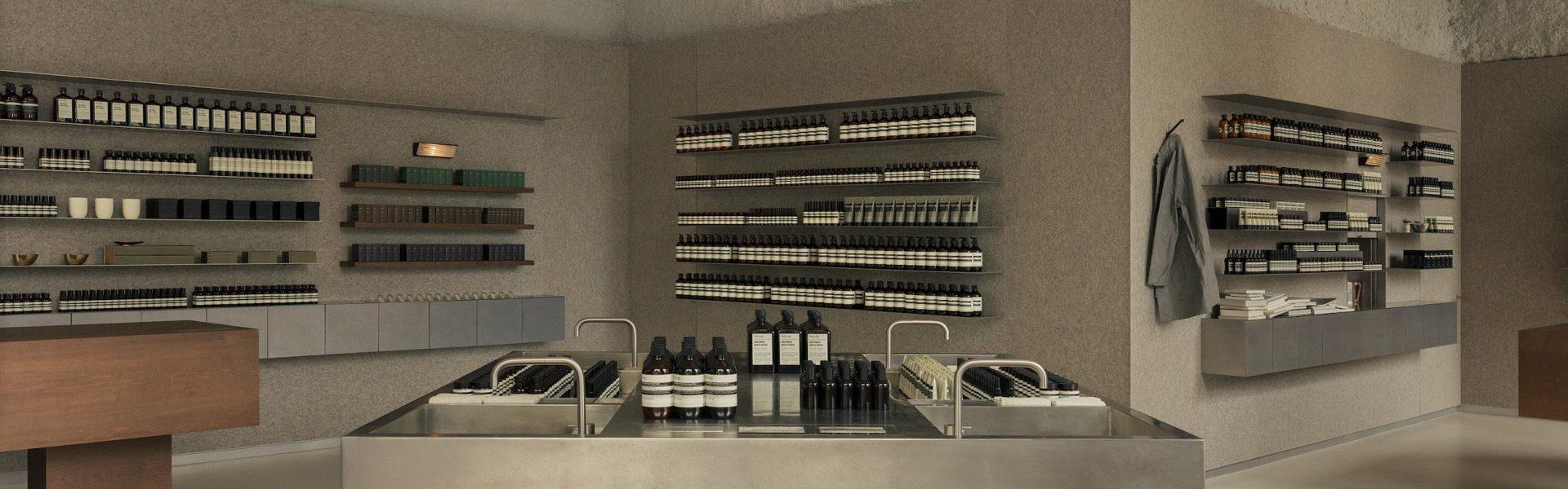 Réalisation Aesop Lyon L2a Agencement 1