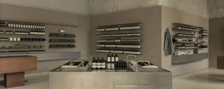 Réalisation Aesop Lyon L2a Agencement 1