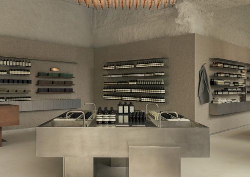 Réalisation Aesop Lyon L2a Agencement 1