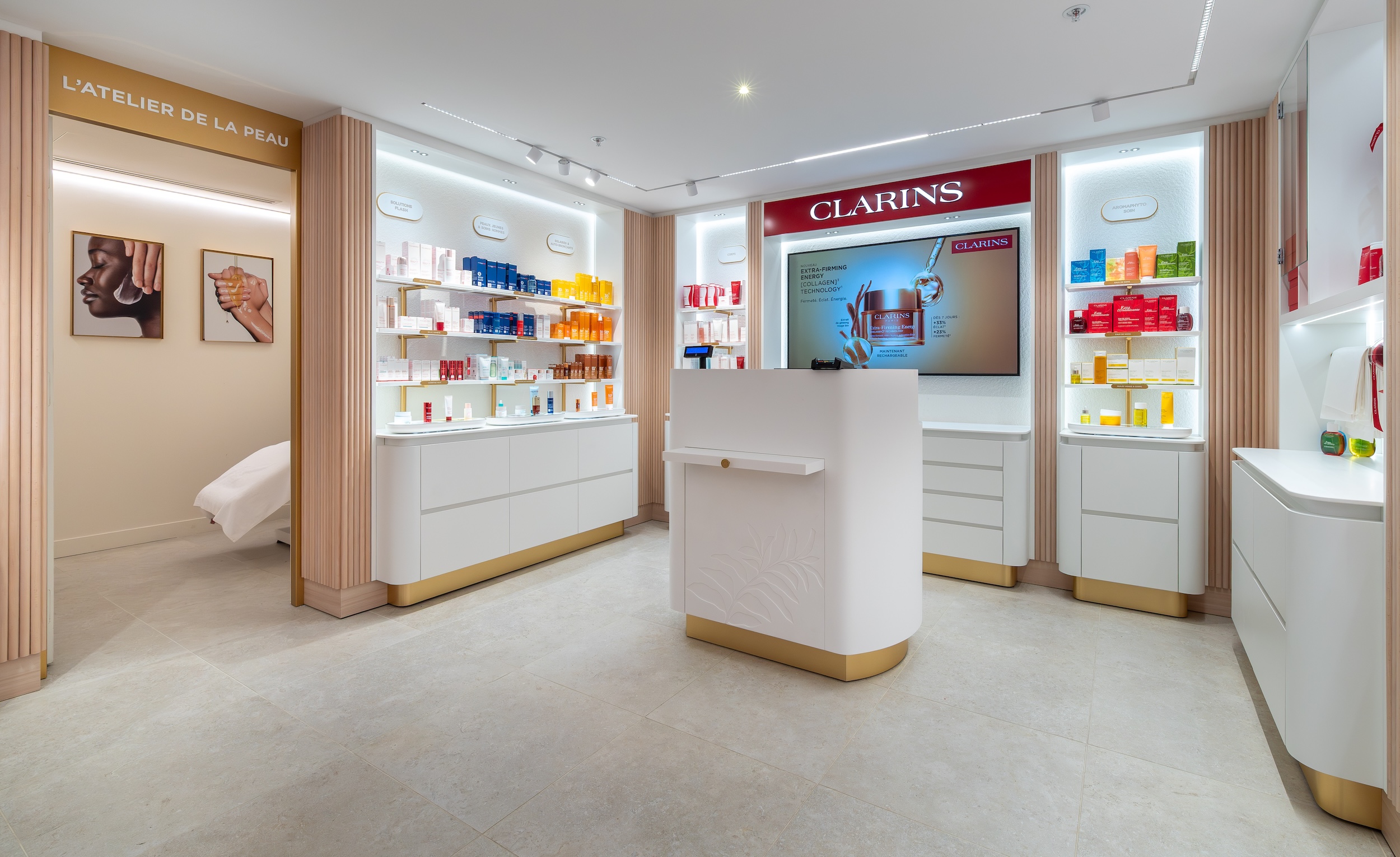 2 Agencement Boutique Clarins