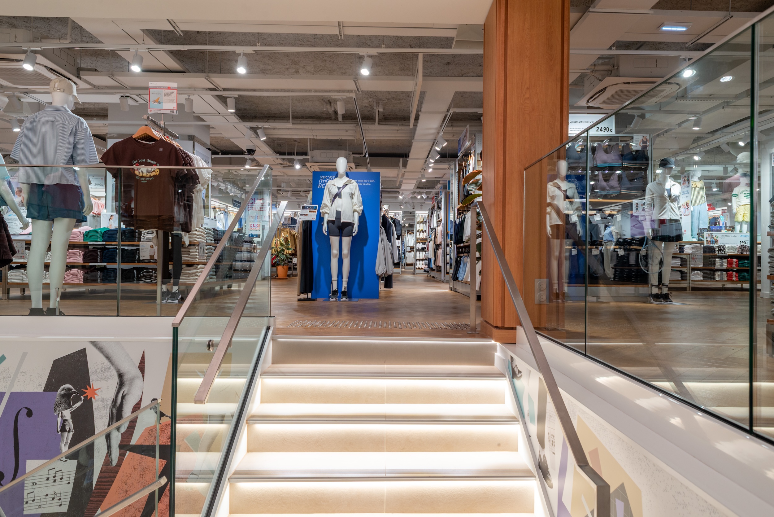 Realisation Uniqlo Paris L2a Agencement 12