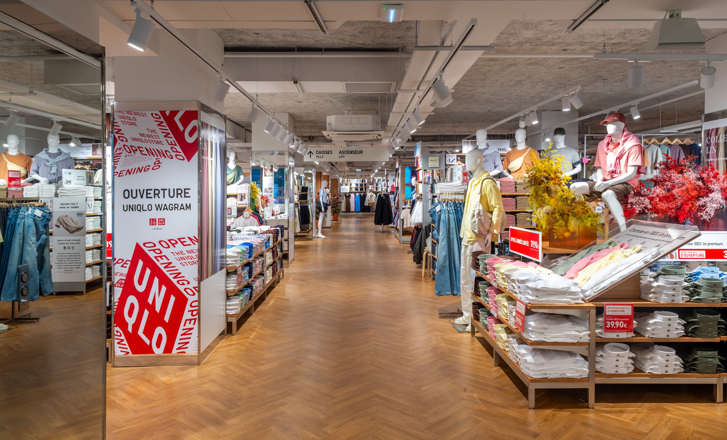 Realisation Uniqlo Paris L2a Agencement 5